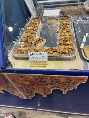 Cashew Baklava   at Le Ryad Pâtisseries in Montreal