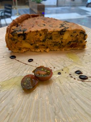 Vegan omelette 🌱 at Berguna Gluten Free in Valencia