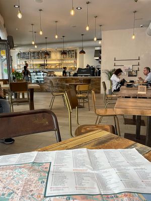 Lot’s of options, I couldn’t choose! 🤪
And everything is gluten-free! 🤗 We had a delicious lunch! :)) 
  at Berguna Gluten Free in Valencia