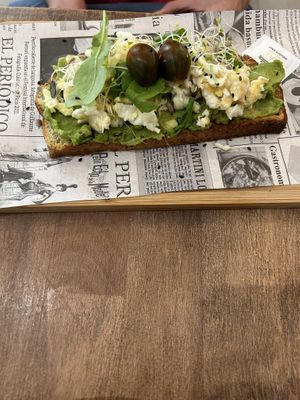 Tofu toast   at Berguna Gluten Free in Valencia