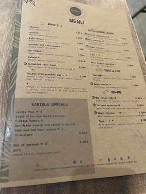 Menu  at Berguna Gluten Free in Valencia