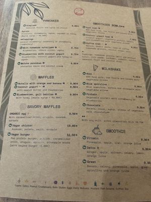 Menu  at Berguna Gluten Free in Valencia
