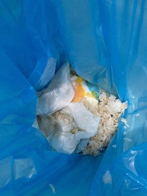 In the bin. Thanks!   at Ambience Tea House & Veggie Cafe - 茗楼茶艺素食馆 in Ipoh