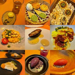 Degustation included 4 “snacks”, 4 mains, 2 desserts, 3 cocktails, one white and one red wine  at NATIVA in Sucre