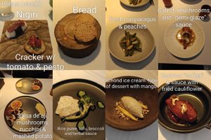 The vegan degustation menu at the end of Jan '26 at NATIVA in Sucre