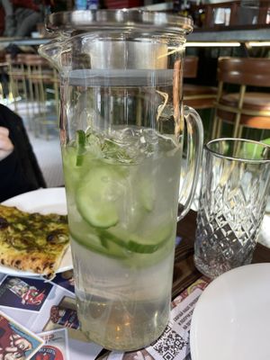 Cucumber non-alcoholic drink  at Roni Pizza Napoletana in Tashkent