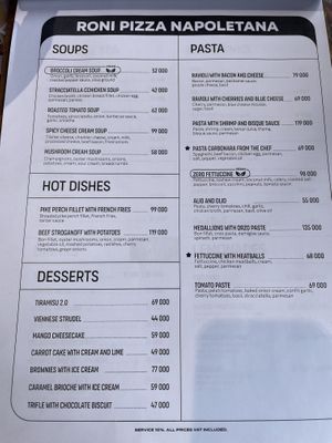   at Roni Pizza Napoletana in Tashkent