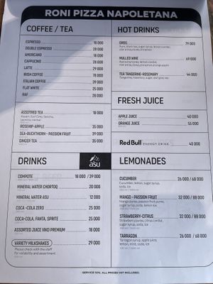   at Roni Pizza Napoletana in Tashkent