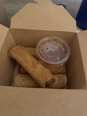 Spring rolls  at Pineapples Thai Kitchen in Charlottesville