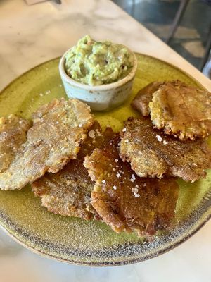Patacones  at Ayu in Gzira