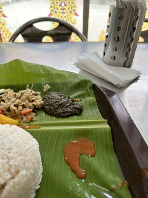 I wish I knew what it all was - but it was tasty   at Rani in Batu Caves