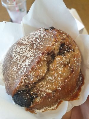 Cherry & dark chocolate muffin $9.00 at Pickles Milk Bar in Carlton North