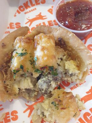 Breakfast pie $9.00 at Pickles Milk Bar in Carlton North