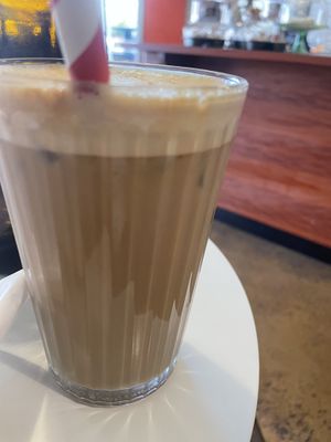 Iced latte  at Pickles Milk Bar in Carlton North