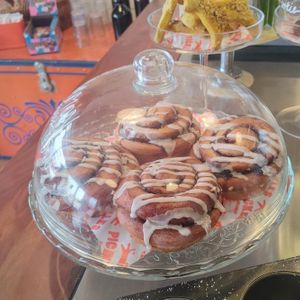 Cinnamon scroll at Pickles Milk Bar in Carlton North