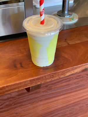 Lemon creamsicle shake  at Pickles Milk Bar in Carlton North