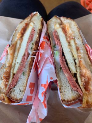 Breakfast melt  at Pickles Milk Bar in Carlton North