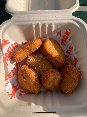 Chickun nuggets  at Pickles Milk Bar in Carlton North