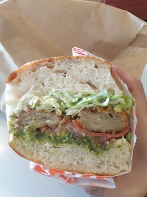 Damn Ceaser - yum, crispy enoki, delish dill sauce, and capers $16.00 at Pickles Milk Bar in Carlton North