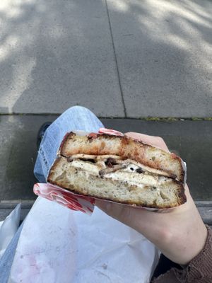 B&e toastie   at Pickles Milk Bar in Carlton North