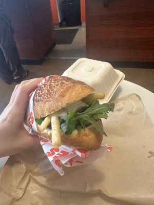 Lamb frites   at Pickles Milk Bar in Carlton North