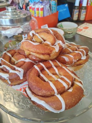 Cinnamon scrolls at Pickles Milk Bar in Carlton North