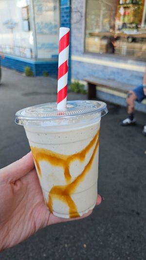 Caramel thick shake at Pickles Milk Bar in Carlton North