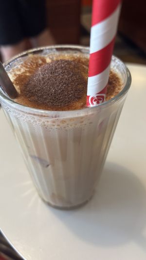 Soy iced coffeee #Veganuary at Pickles Milk Bar in Carlton North