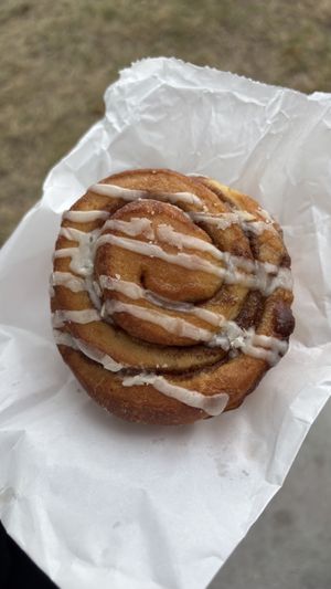 Cinnamon scroll  at Pickles Milk Bar in Carlton North