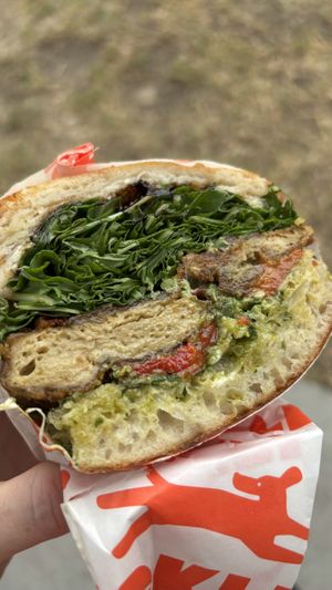 Donatella special. Delicious. I loved the fried “chicken” and the flavours.  at Pickles Milk Bar in Carlton North