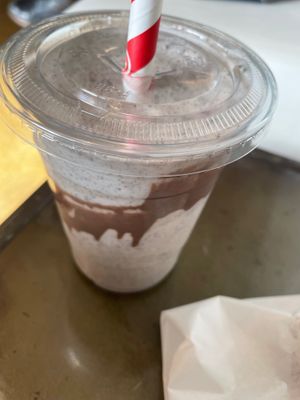 Oreo milkshake - a bit too sweet, but good (they add simple syrup) at Pickles Milk Bar in Carlton North