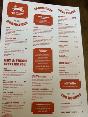 Menu   at Pickles Milk Bar in Carlton North