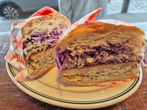 Hot honey situation $17.00: Delicious, needed more of the hot honey this time at Pickles Milk Bar in Carlton North