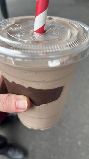 Chocolate hazelnut milkshake   at Pickles Milk Bar in Carlton North