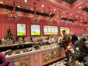 Vegan milkshake, vegan strawberry, and vegan choc coconut    at Sloan's Ice Cream in Las Vegas