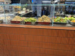 Small cafe located within the store - great salads!  at Belmondos Organic Market in Noosaville