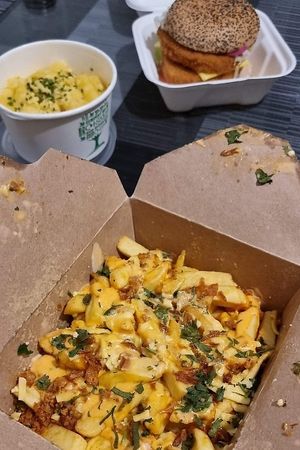 Loaded fries at YouVegan in South West London