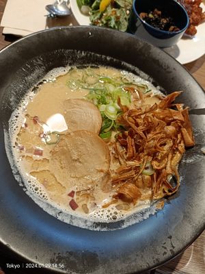 vege soy sauce (Ramen #1 on their menu) #Veganuary at VeJin Tokyo Vege Ramen  in Tokyo