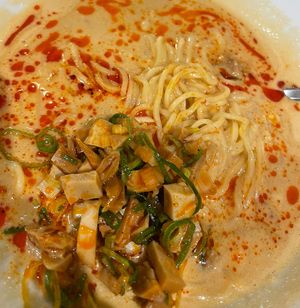 Creamy! Really good!  at VeJin Tokyo Vege Ramen  in Tokyo