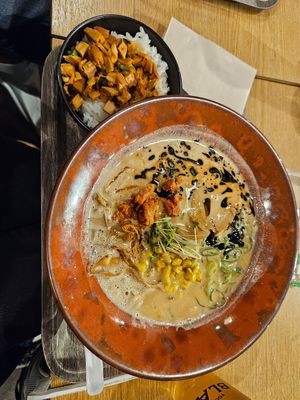 Miso ramen at VeJin Tokyo Vege Ramen  in Tokyo