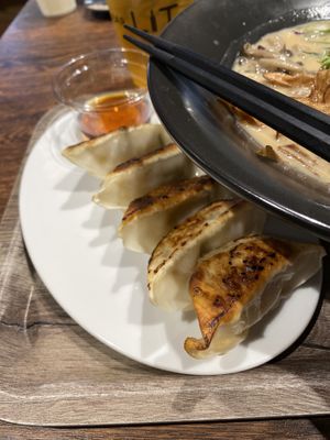 Gyoza  at VeJin Tokyo Vege Ramen  in Tokyo