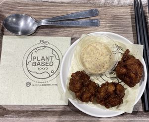 Vegan Chk’n Karaage  at VeJin Tokyo Vege Ramen  in Tokyo
