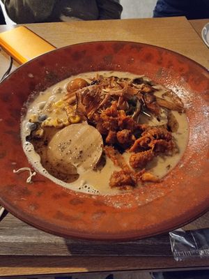 Miso ramen at VeJin Tokyo Vege Ramen  in Tokyo