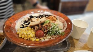 Miso ramen at VeJin Tokyo Vege Ramen  in Tokyo