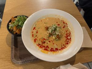 No. 5 Tantan Noodle
with Vegetable Char Siu Bowl at VeJin Tokyo Vege Ramen  in Tokyo