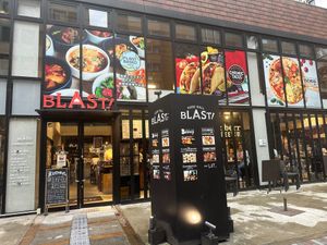 Front of the food hall at VeJin Tokyo Vege Ramen  in Tokyo