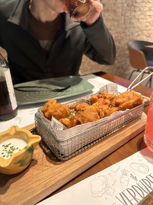 Cauliflower pakora  at Verduritas in Malaga