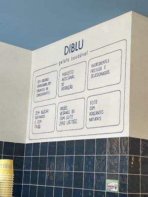 Artisan ice cream - gluten and sugar free with some vegan options   at Diblu in Sao Paulo