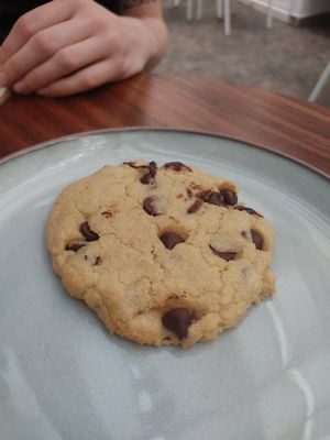 chispas cookie at Café Vegetal - Coyoacán in Mexico City