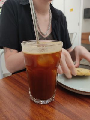 Iced Americano at Café Vegetal - Coyoacán in Mexico City